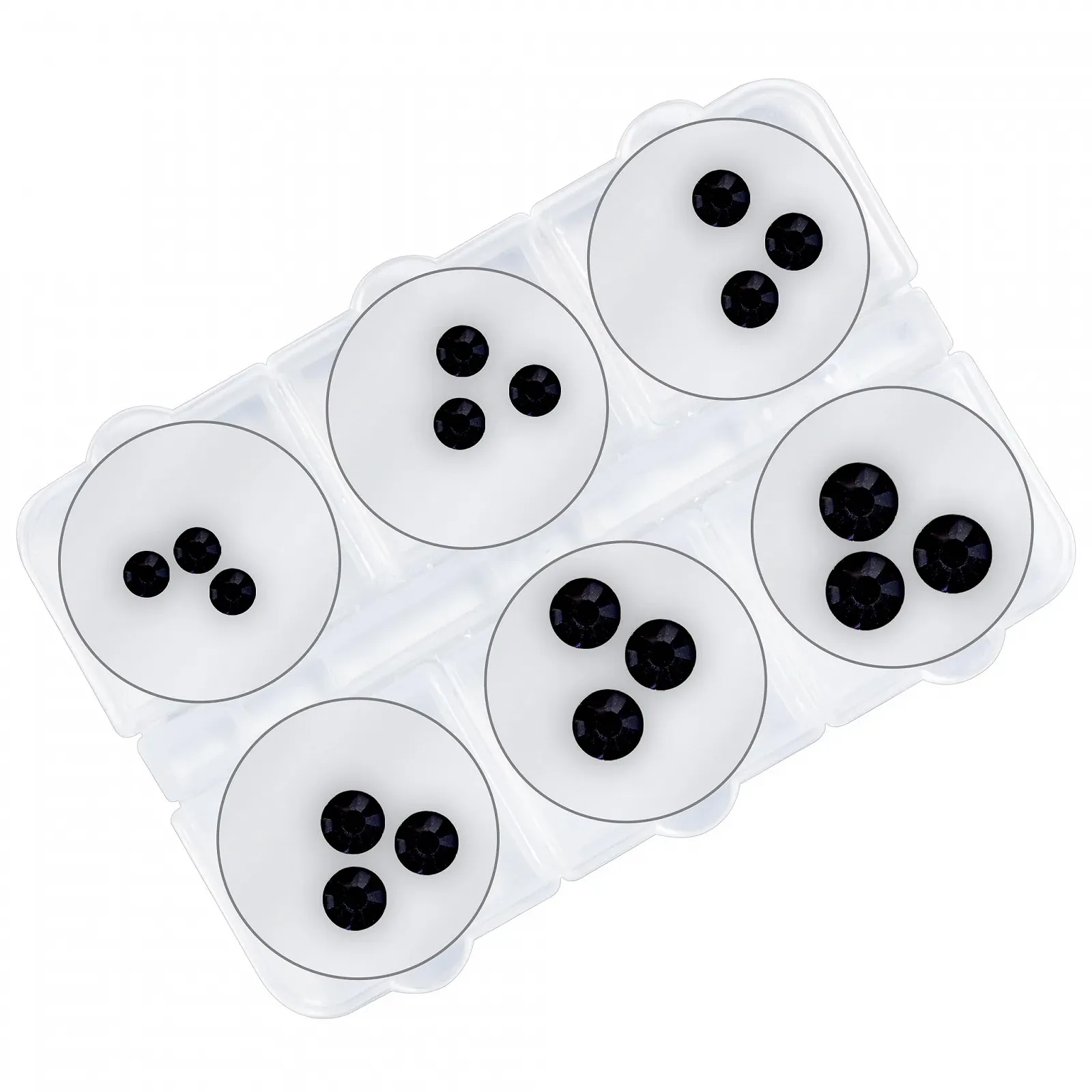 Стразы для ногтей Premium S03 Блестящие стразы для премиального дизайна ногтей, разных цветов и размеров, фото №2