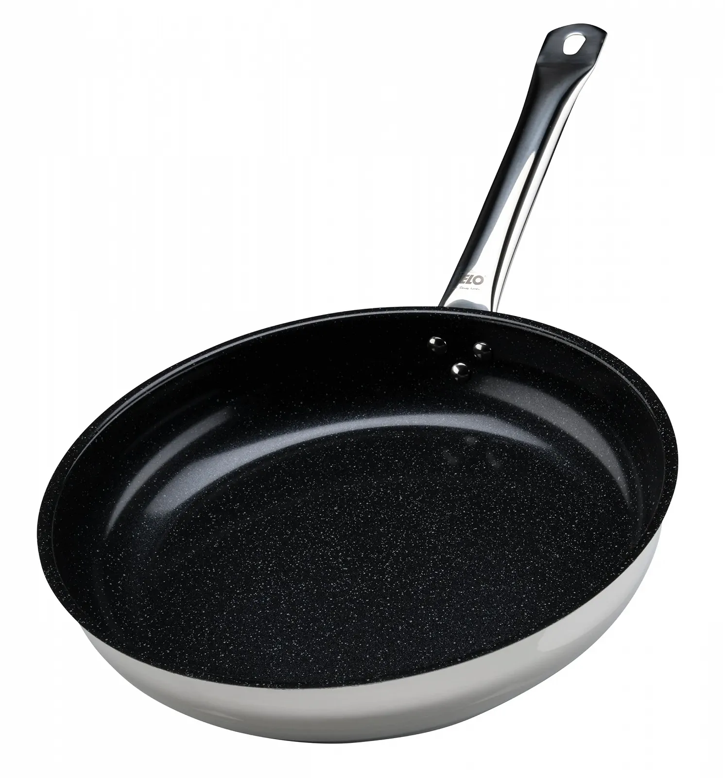 Пательня ELO Profi Therm Platinum 28 см, нержавіюча сталь 18/10, антипригарне покриття ELODUR® Select, фото №3