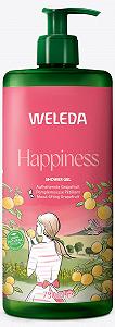 Гель для душу WELEDA Bio Happiness XXL веганський з ароматом грейпфрута, мандарина та лайма з дозатором 400 мл - Фото 1