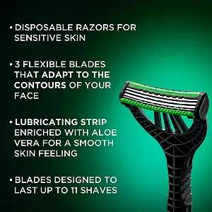 Одноразовая бритва Wilkinson Sword Xtreme 3 Sensitive для мужчин 4+2 шт. synthetic.ua - Фото 1