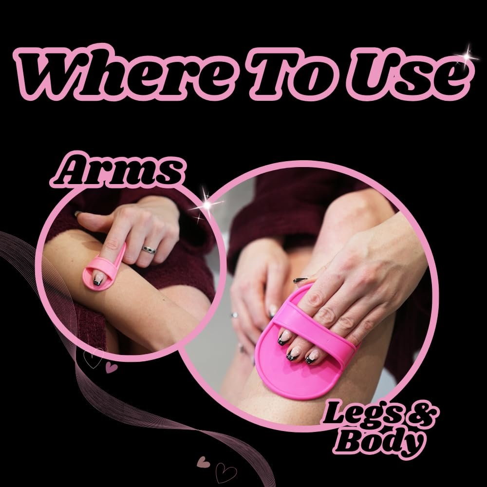 Набор для удаления волос и пилинга TRIXES 40 дисков Pink/Black, фото №3