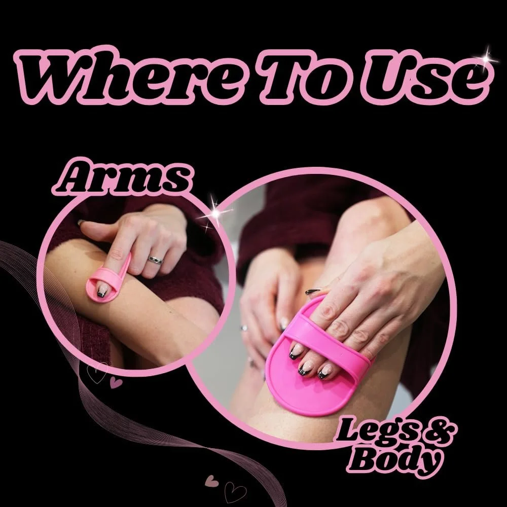 Набор для удаления волос и пилинга TRIXES 40 дисков Pink/Black, фото №3