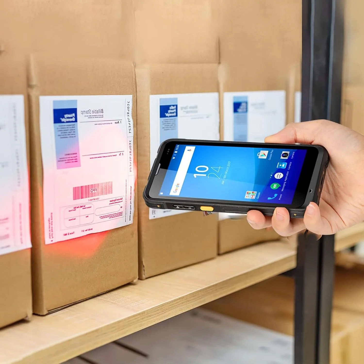 Смартфон сканер штрих-коду 5.5" Tera 3/32Gb 4G NFC 13Мп 8 ядер Android 9 Black, фото №7 Смартфон сканер штрих-коду 5.5" Tera 3/32Gb 4G NFC 13Мп 8 ядер Android 9 Black, фото №7