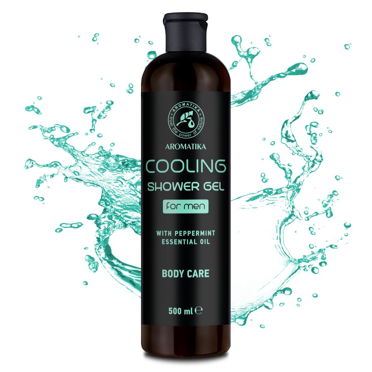 Гель для душа AROMATIKA trust the power of nature Men's Shower Gel Cooling 500 мл, фото №2