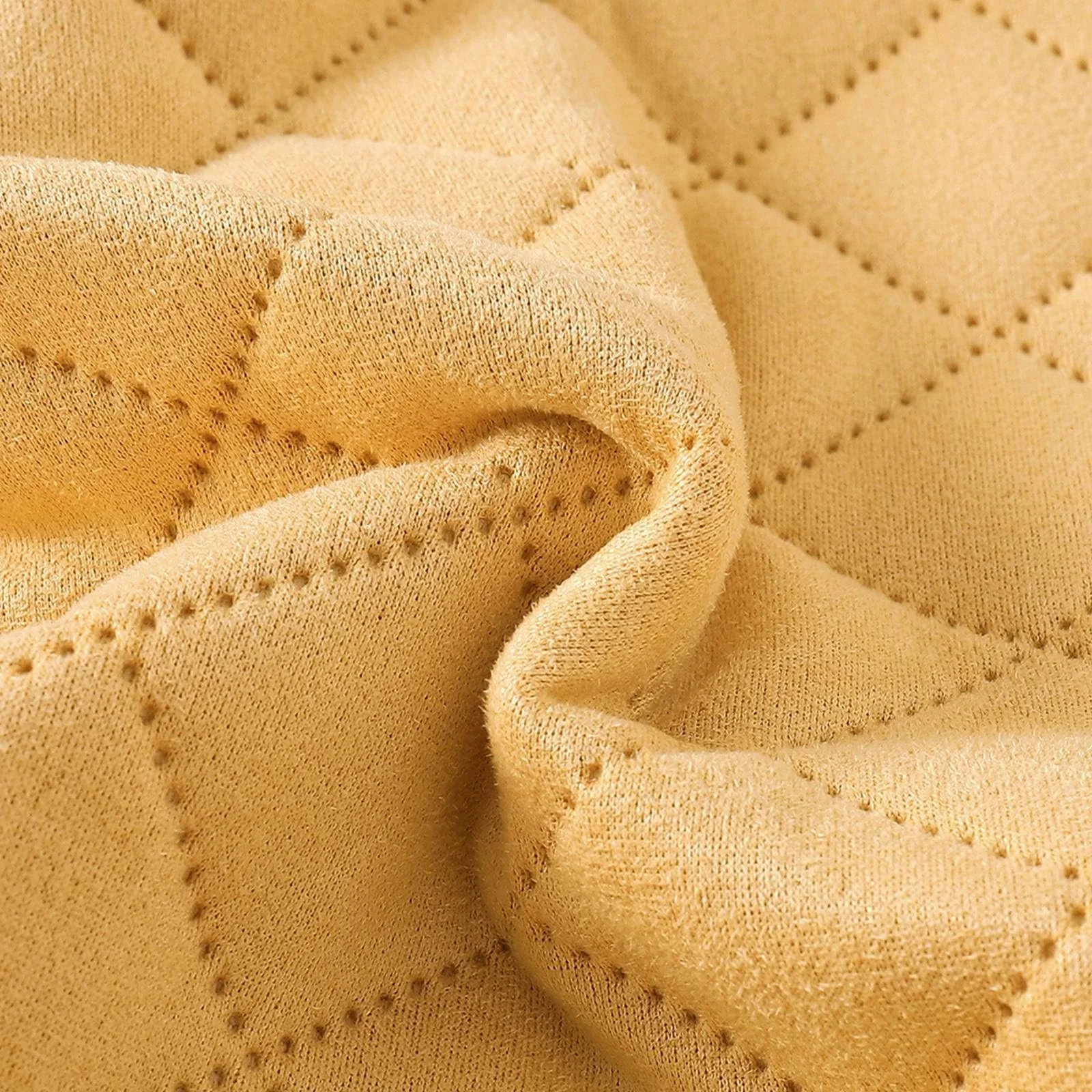 Куртка стьобана для дівчат з вельветовим коміром, фото №7