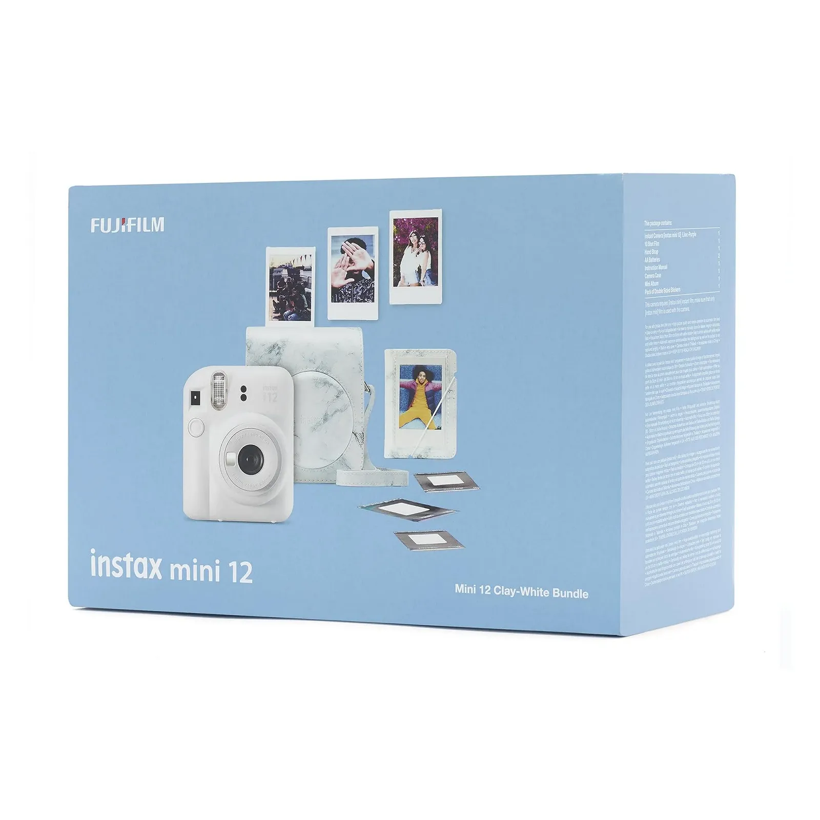 Набор с фотокамерой мгновенной печати FUJIFILM instax mini 12™ Clay White, фото №2