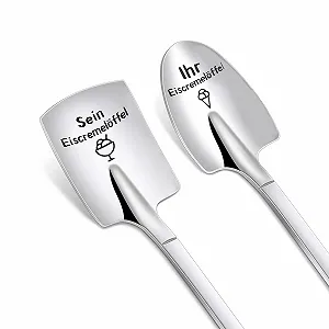 Ложка для мороженого Valentine's Day, 2 шт, с подарочной коробкой - Фото 1