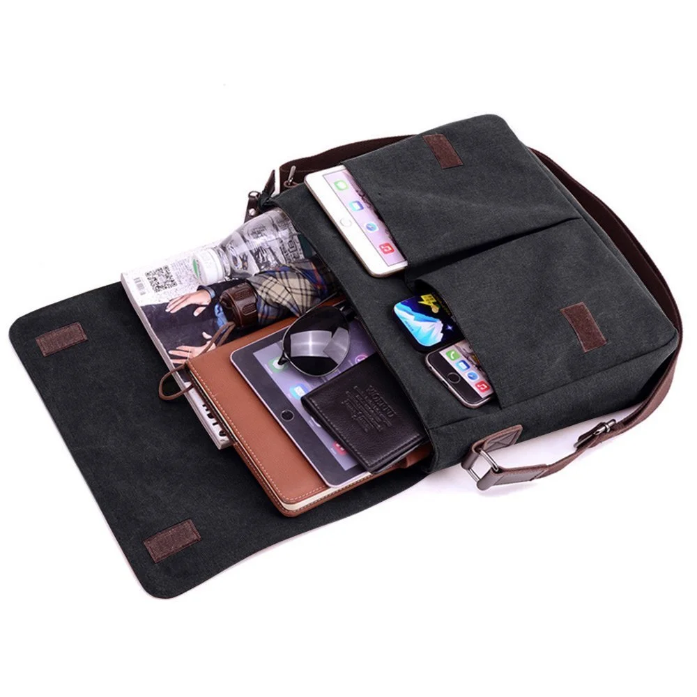 Сумка для ноутбука 14 дюймів (35,6 см) Leinen Vintage 36,8 x 7,6 x 29 см, фото №2 Сумка для ноутбука 14 дюймів (35,6 см) Leinen Vintage 36,8 x 7,6 x 29 см, фото №2