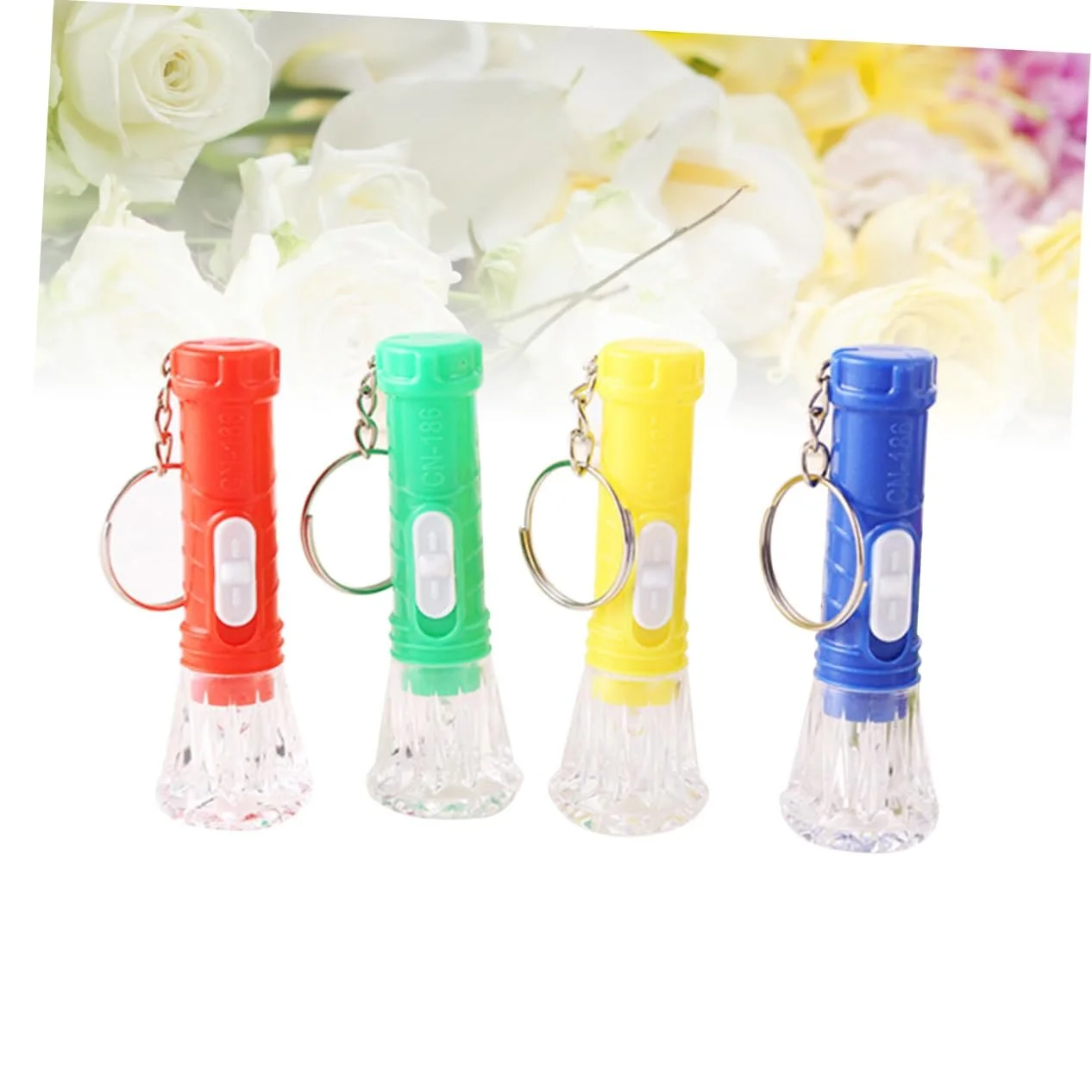 Фонарик-брелок карманный Sosoport Маленький портативный ручной фонарь Мини, 10 штук, фото №3