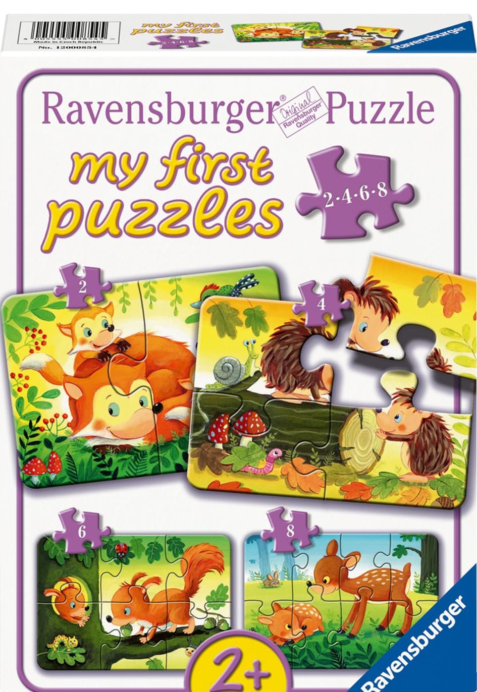 Пазл Ravensburger 12000854 Семьи маленьких животных 2, 4, 6, 8 элементов, фото №1 Пазл Ravensburger 12000854 Семьи маленьких животных 2, 4, 6, 8 элементов, фото №1