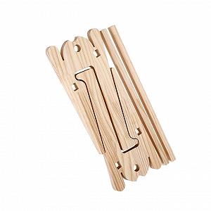 Подставка для ноутбука Деревянная Эргономичная Складная Держатель для компьютера Рассеивание тепла Органайзер для стола для офиса и дома - Фото 1