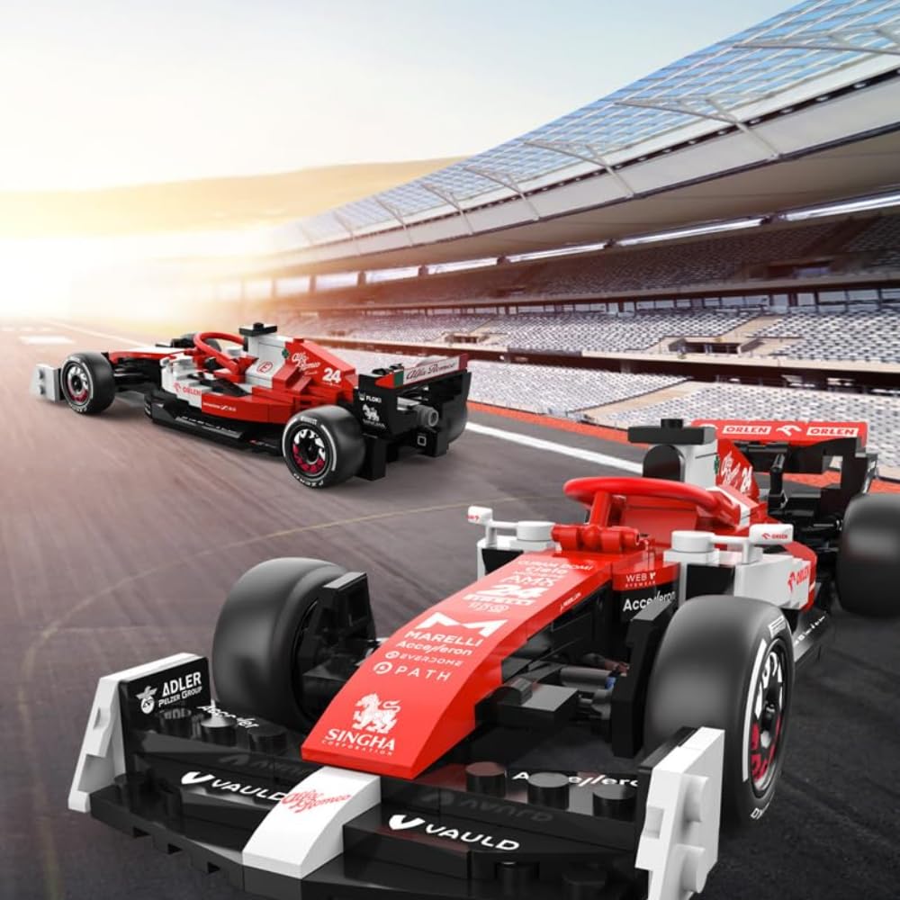 Конструктор CIJINAY Technik Спортивна Машина Модельний Набір для 2022 Alfa Romeo F1 C42 340 Блоків, фото №5 Конструктор CIJINAY Technik Спортивна Машина Модельний Набір для 2022 Alfa Romeo F1 C42 340 Блоків, фото №5