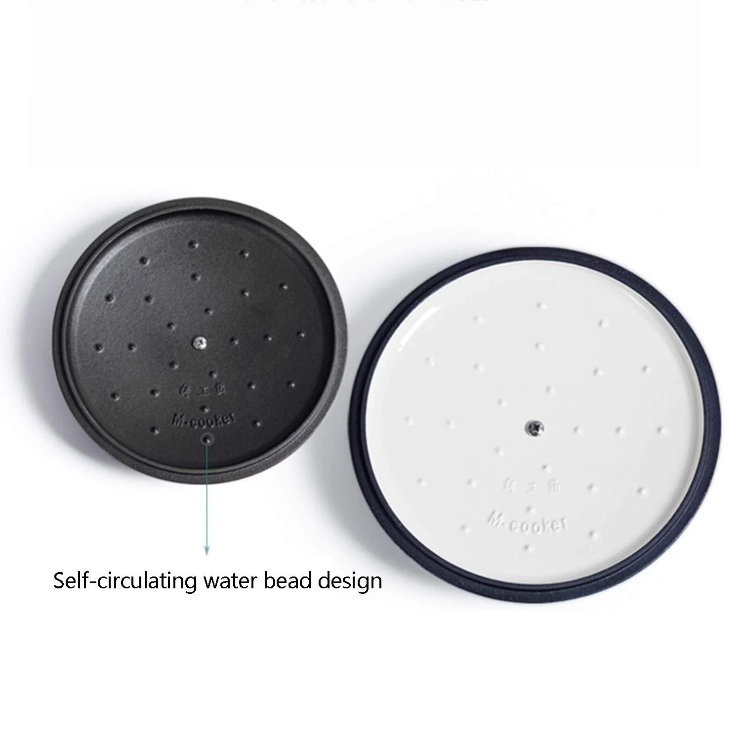 Кастрюля AIBAB из эмалированного чугуна 24 см 4 л, фото №4 Кастрюля AIBAB из эмалированного чугуна 24 см 4 л, фото №4