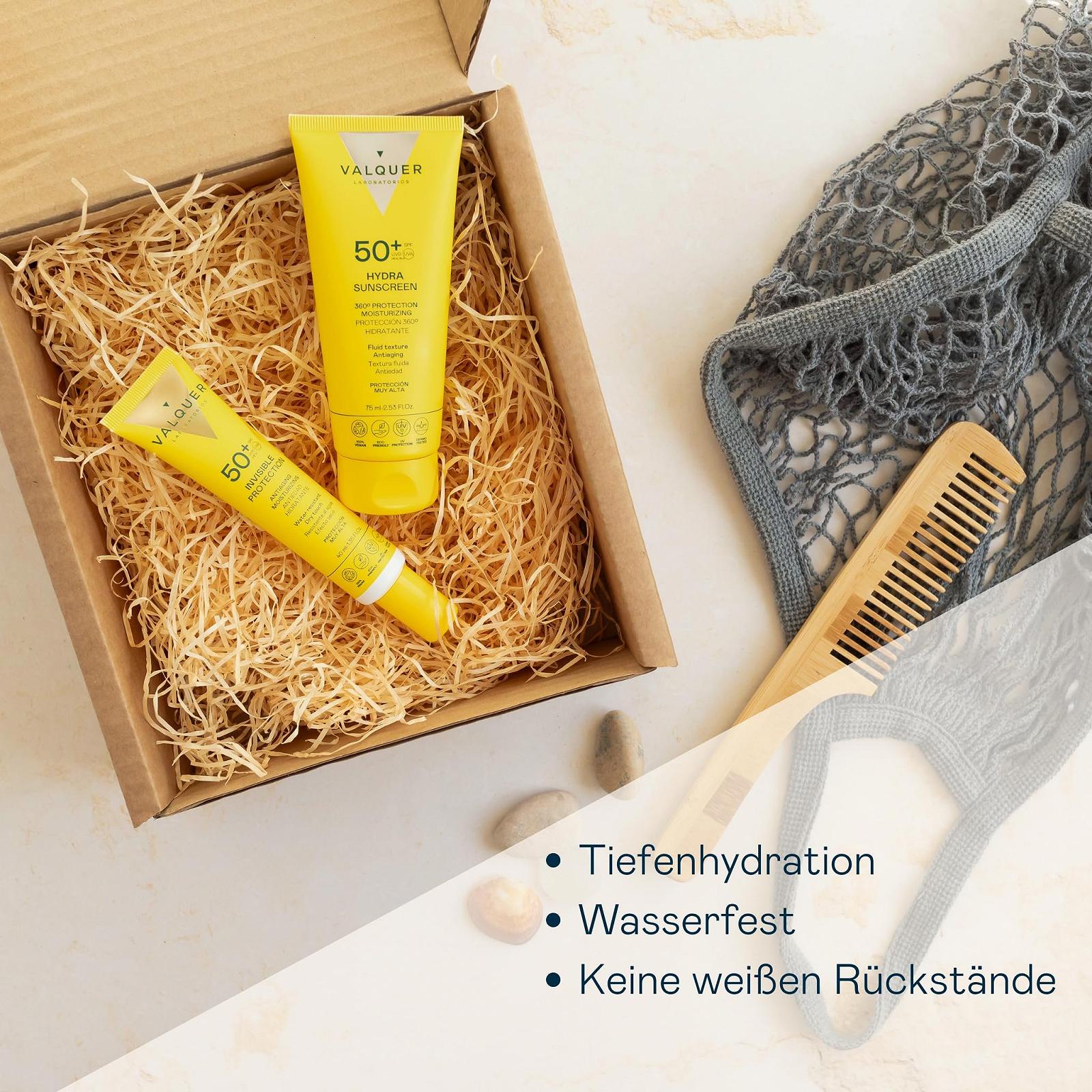 Крем для лица Valquer Laboratorios Hydra Sunscreen SPF 50+ Увлажняющий и антивозрастной, фото №6