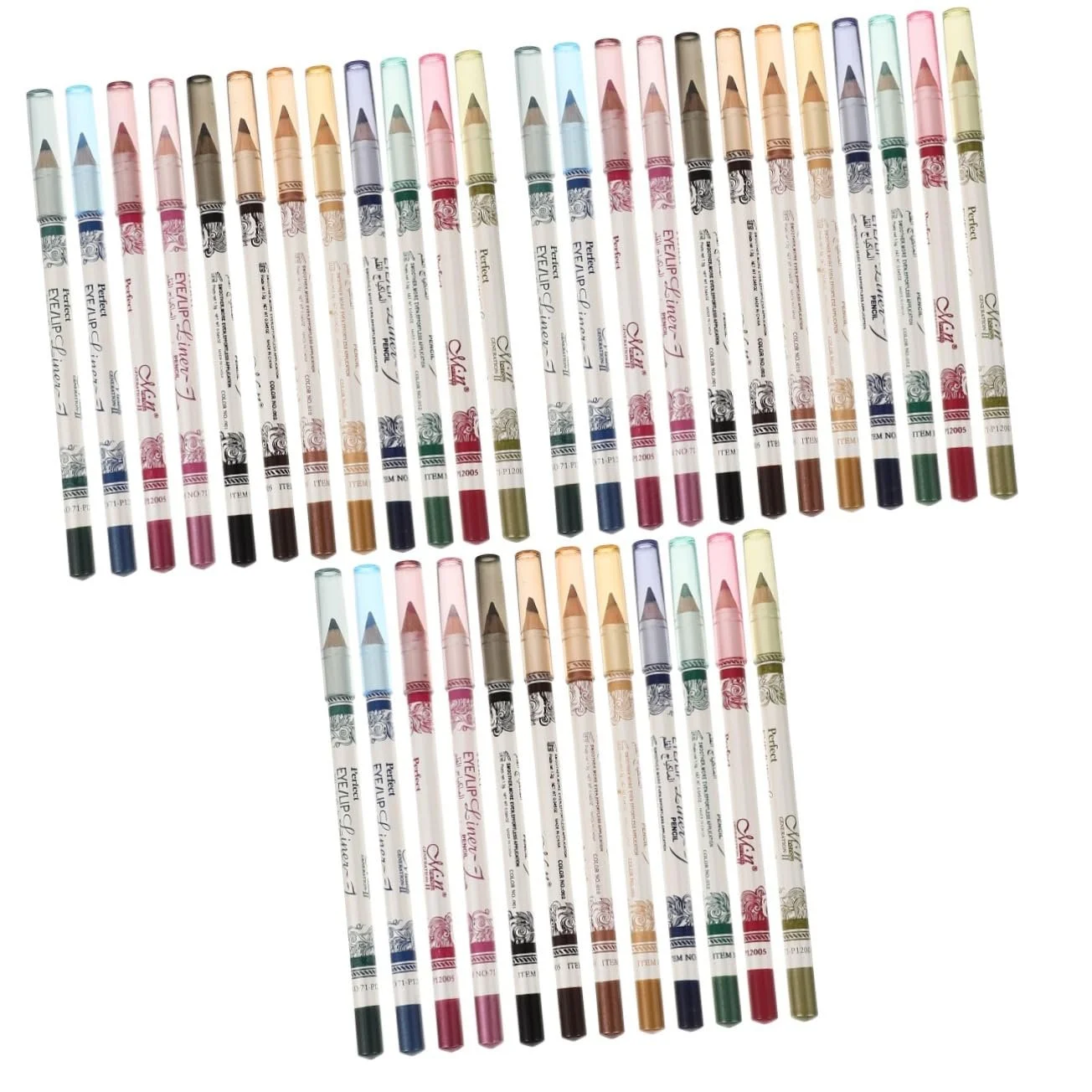 Набор карандашей для глаз minkissy, с блестками, фото №1