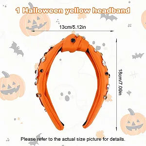 Хэллоуинский обруч Оранжевый synthetic.ua - Фото 1