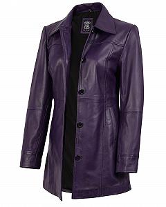 Шкіряна куртка fjackets зі шкіри ягняти для жінок - Фото 1