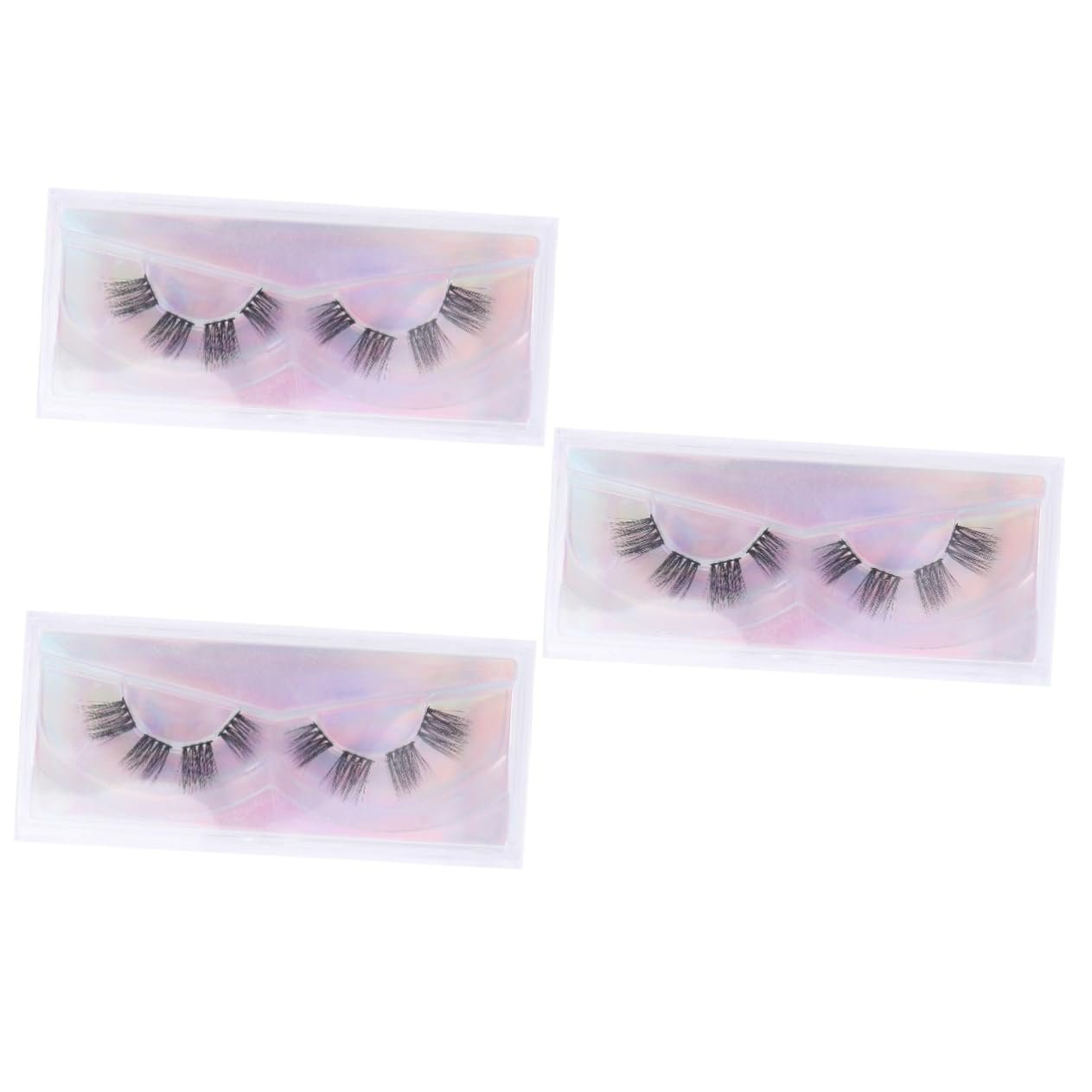 Штучні вії Angoily 3 пари сегментовані магнітні 3D високоякісне волокно, фото №1