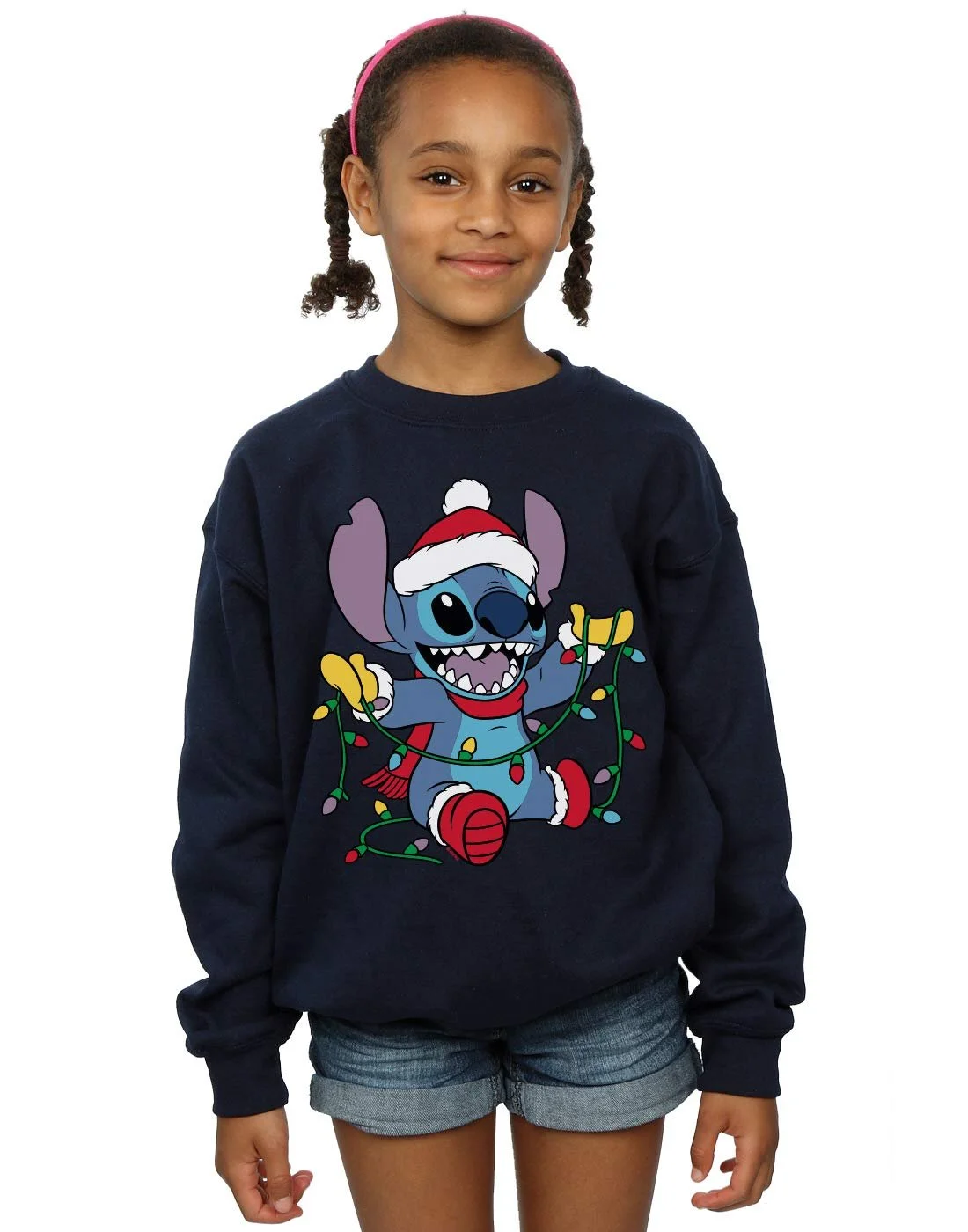 Світшот Disney Lilo and Stitch Christmas Lights, фото №1 Світшот Disney Lilo and Stitch Christmas Lights, фото №1
