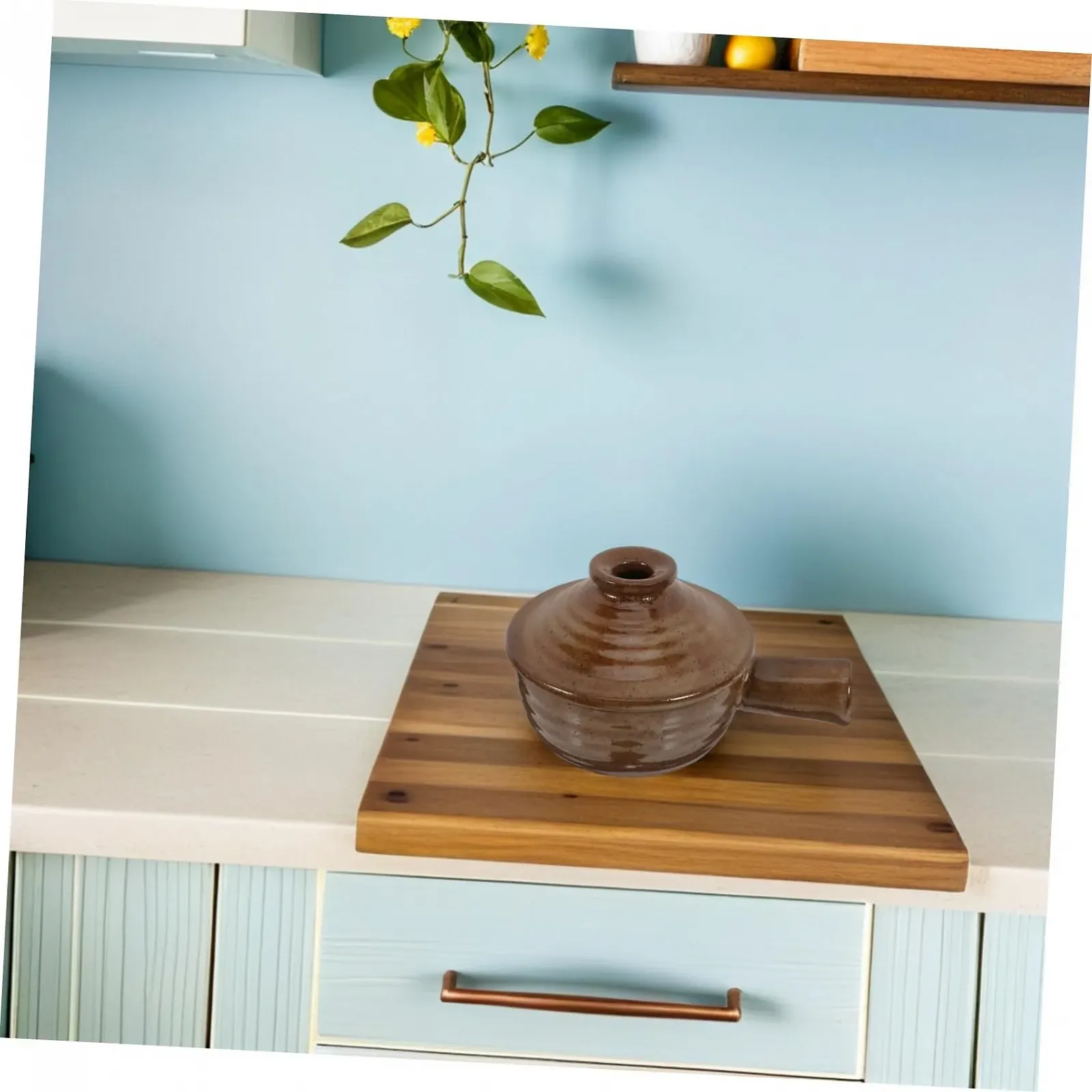 Горшки для супа Cabilock набор 2 шт с крышкой и ручкой керамические для микроволновой печи, фото №7