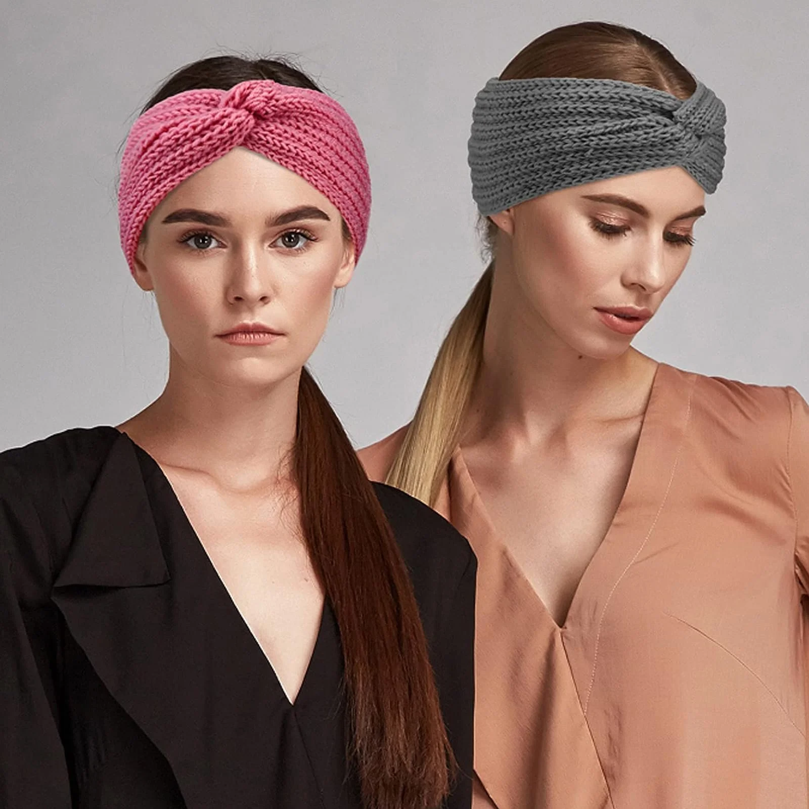 Пов'язка на голову в'язана Smartelf Набір 3 шт., фото №5 Пов'язка на голову в'язана Smartelf Набір 3 шт., фото №5