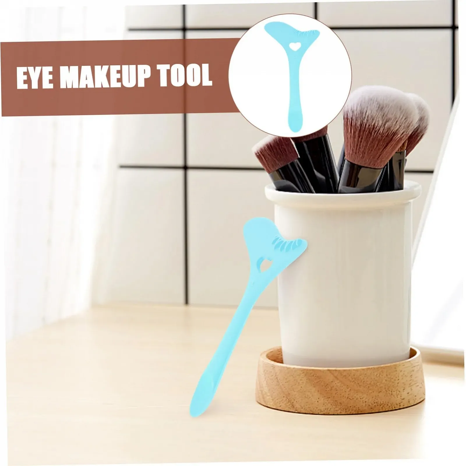 Інструмент для підводки очей Силіконовий трафарет, фото №4