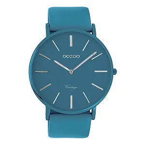 Мужские часы Oozoo Vintage Colors of The Summer C9878, 44 мм, синий - Фото 1