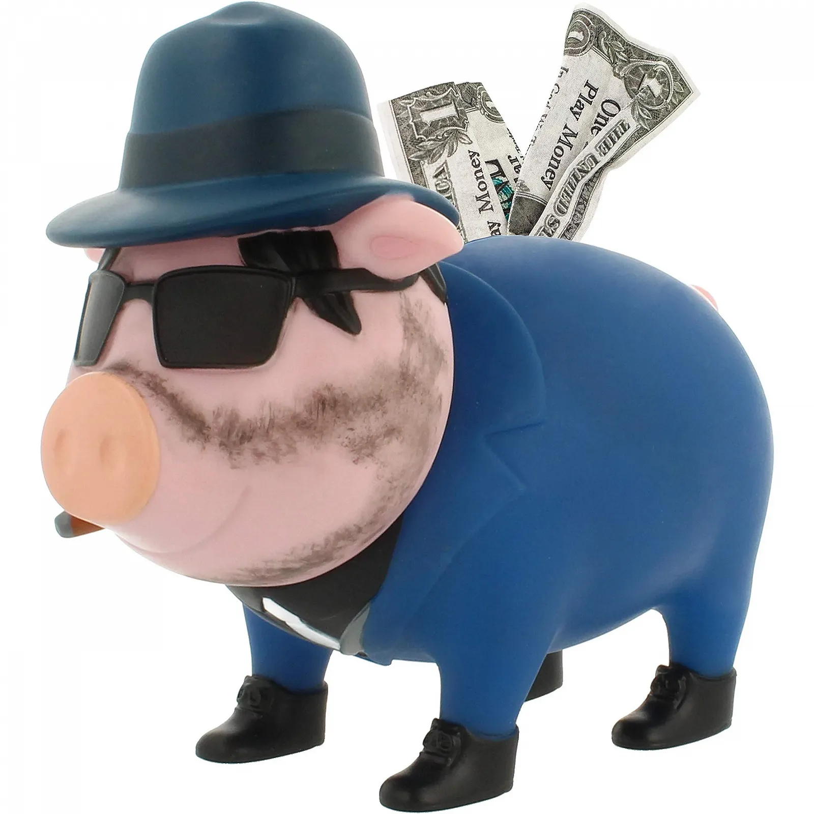 Скарбничка LILALU Biggys Mafioso Поворотна голова Слот для монет Сейф для дітей, фото №1