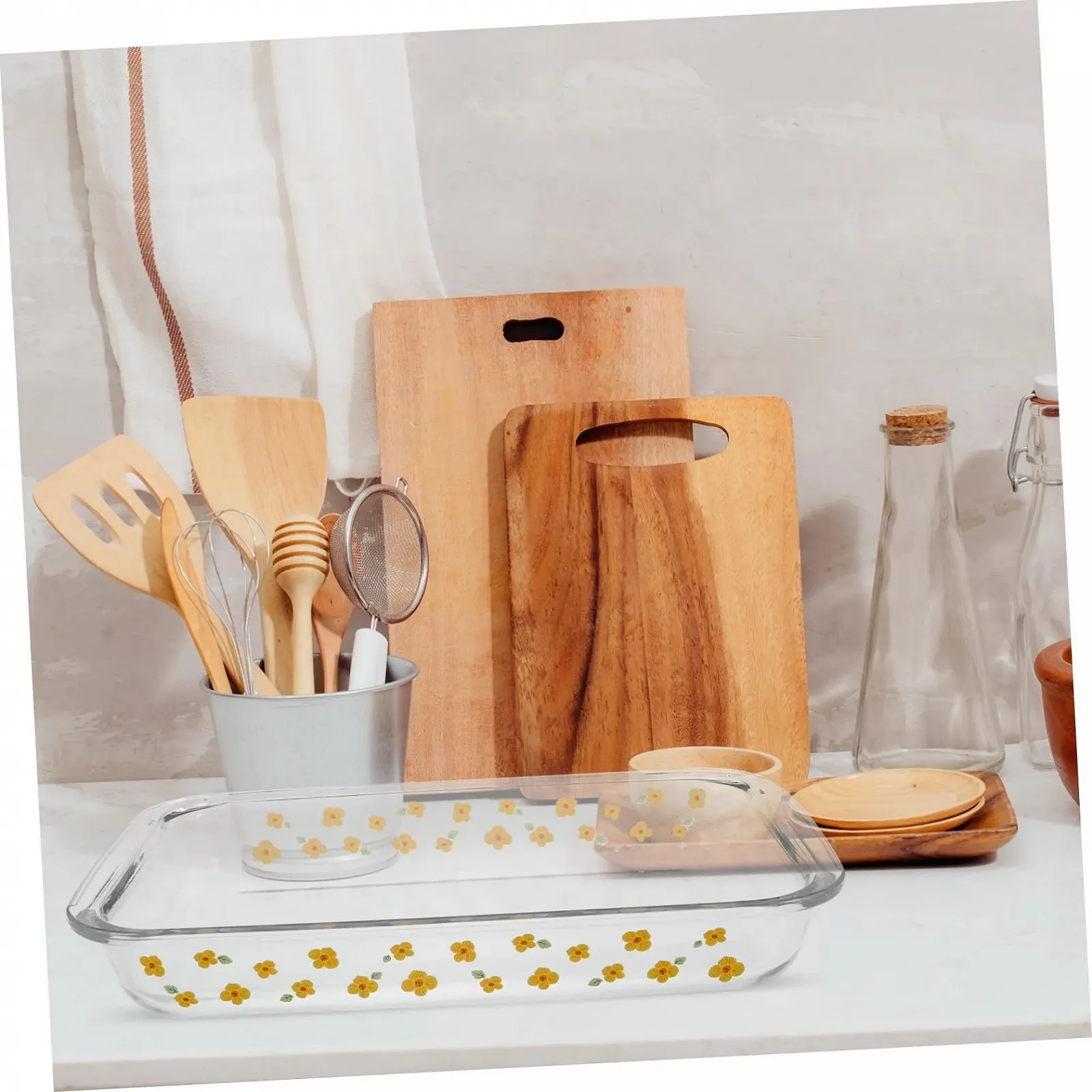 Форма для запекания прямоугольная стеклянная термостойкая для духовки и микроволновой печи, фото №6 Форма для запекания прямоугольная стеклянная термостойкая для духовки и микроволновой печи, фото №6