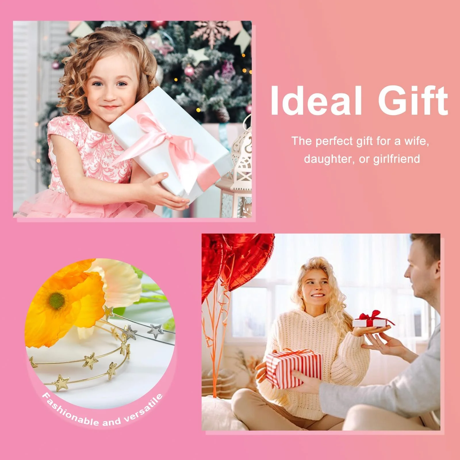 Обруч Зірка Золотий та Срібний, фото №7