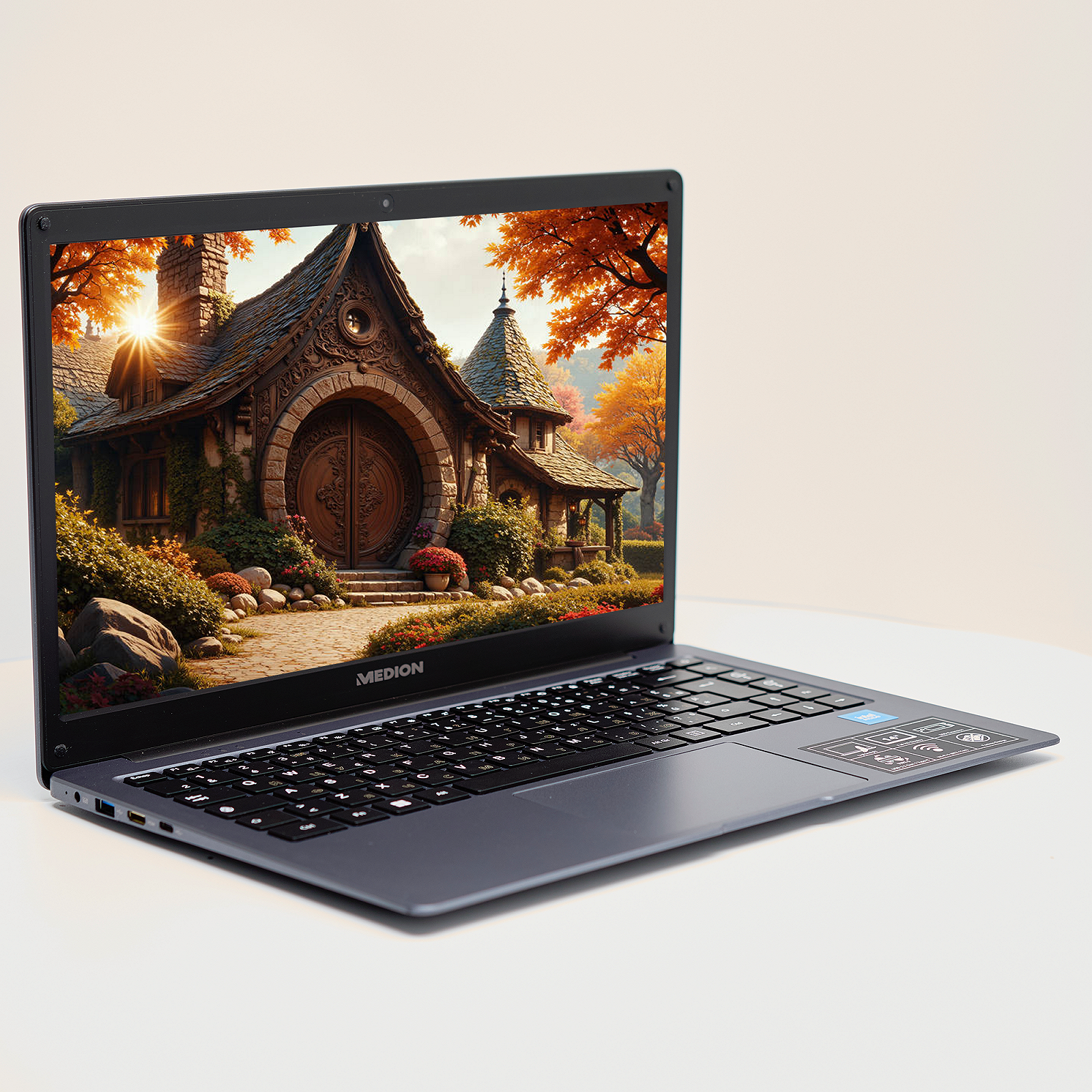 Ноутбук 14" Medion (Lenovo Group) Akoya E14223 | 10-е покоління Intel Celeron N4120 | RAM DDR4 8 ГБ | eMMC 128 ГБ | Intel UHD Graphics 600 | АКБ до 9 годин | Wi-Fi 5.0 | Bluetooth 5.1 | Win11 (5107), фото №3 Ноутбук 14" Medion (Lenovo Group) Akoya E14223 | 10-е покоління Intel Celeron N4120 | RAM DDR4 8 ГБ | eMMC 128 ГБ | Intel UHD Graphics 600 | АКБ до 9 годин | Wi-Fi 5.0 | Bluetooth 5.1 | Win11 (5107), фото №3