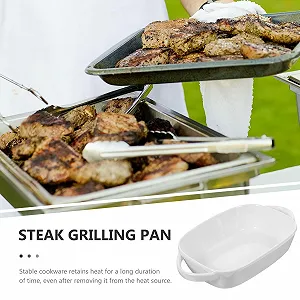 Форма для запекания керамическая Gadpiparty прямоугольная с ручками synthetic.ua - Фото 1