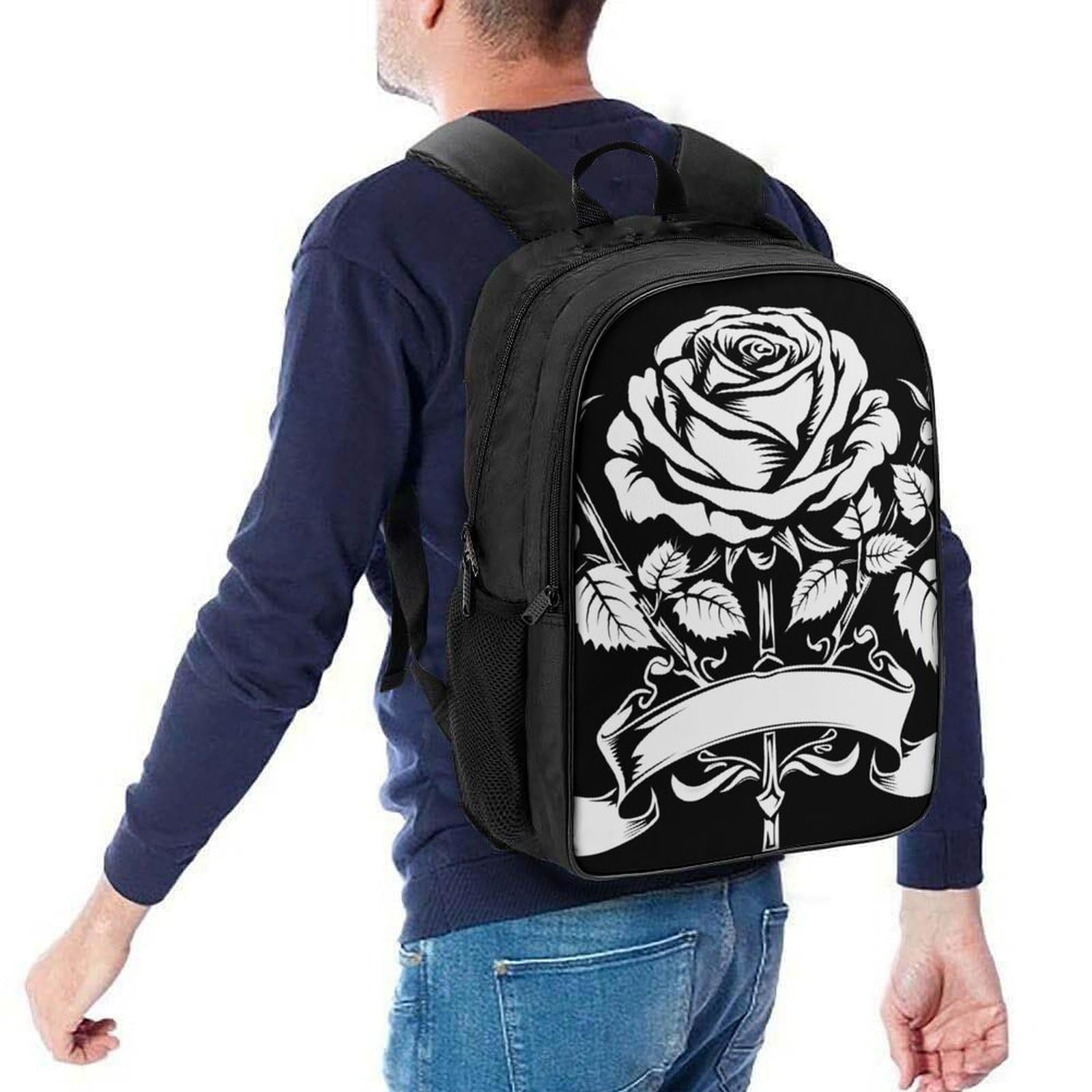 Рюкзак RSIUUODNF Rose Шкільний Для хлопчиків Підлітків Для дівчаток Дитячий 40x28x16 см, фото №5