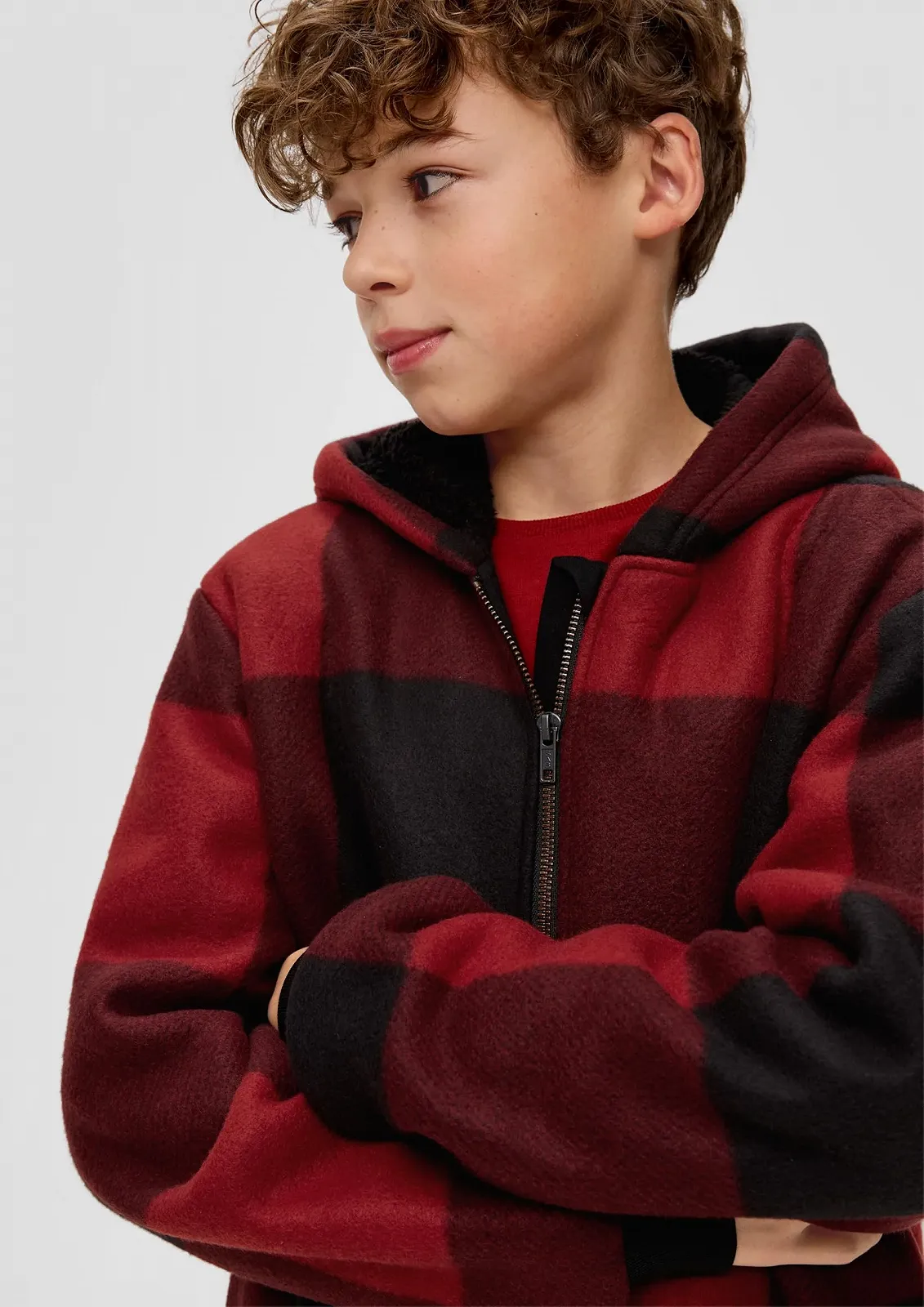 Куртка s.Oliver с капюшоном и подкладкой Teddy, фото №3 Куртка s.Oliver с капюшоном и подкладкой Teddy, фото №3