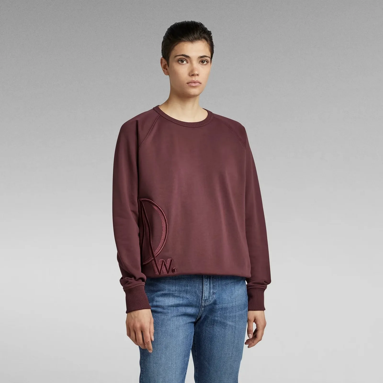 Женский свитер G-Star RAW Embro Logo Sweater - S, фото №1 Женский свитер G-Star RAW Embro Logo Sweater - S, фото №1