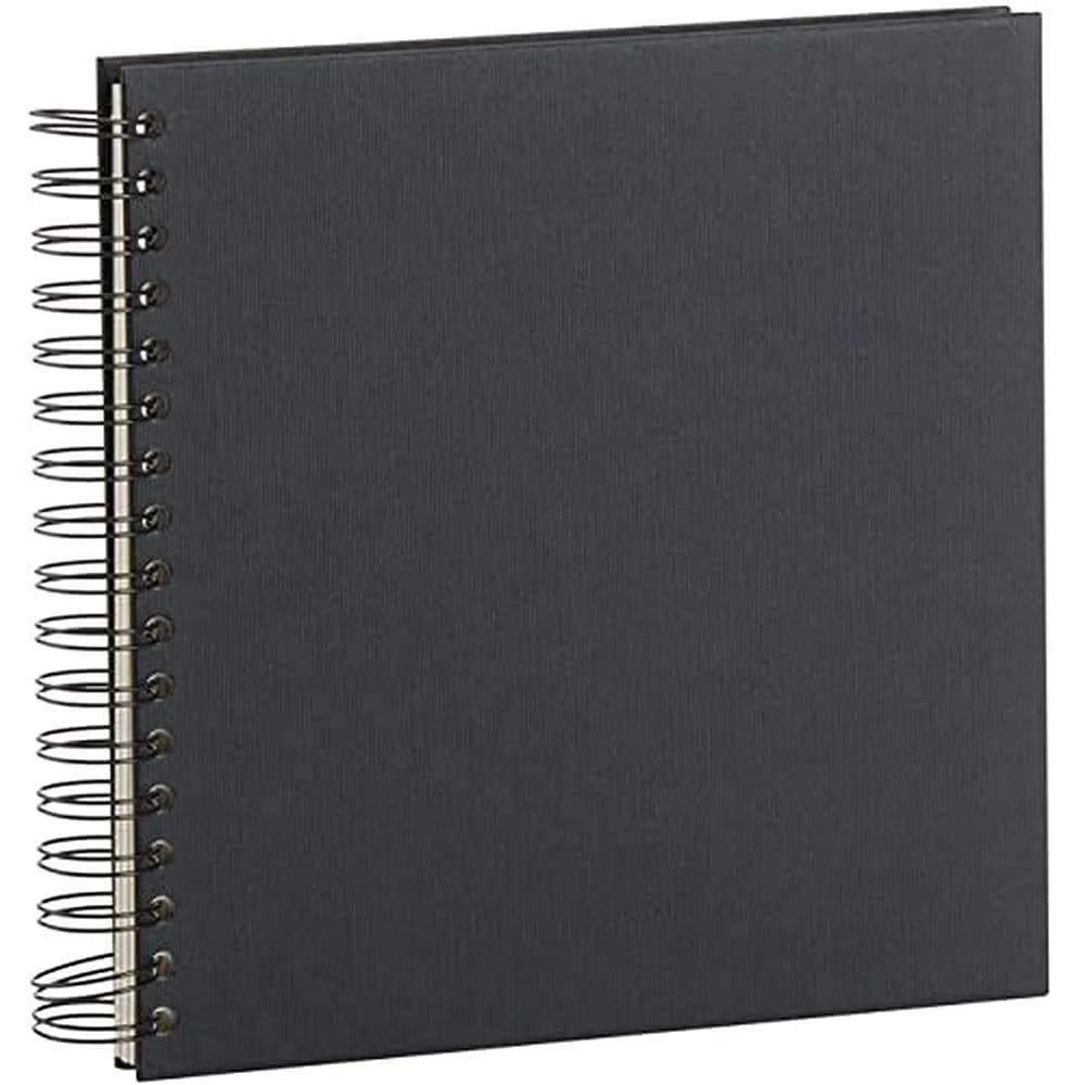 Фотоальбом Rössler S.O.H.O. Wire-O 230 x 230 мм, 60 страниц цвета слоновой кости, черный, фото №1 Фотоальбом Rössler S.O.H.O. Wire-O 230 x 230 мм, 60 страниц цвета слоновой кости, черный, фото №1