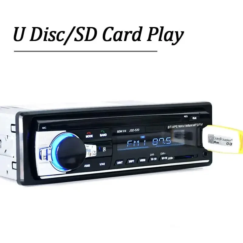 Автомагнитола с чистым звуком USB И BLUETOOTH акустика в автомобиль, фото №3 Автомагнитола с чистым звуком USB И BLUETOOTH акустика в автомобиль, фото №3