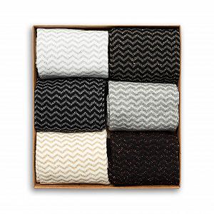 Шкарпетки RAFRAY з блискітками - Жіночі - 6 пар - Розмір 36-40 synthetic.ua - Фото 1