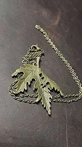 Вінтажний Бронзовий Підвіс Магія Кленового Листя synthetic.ua - Фото 1