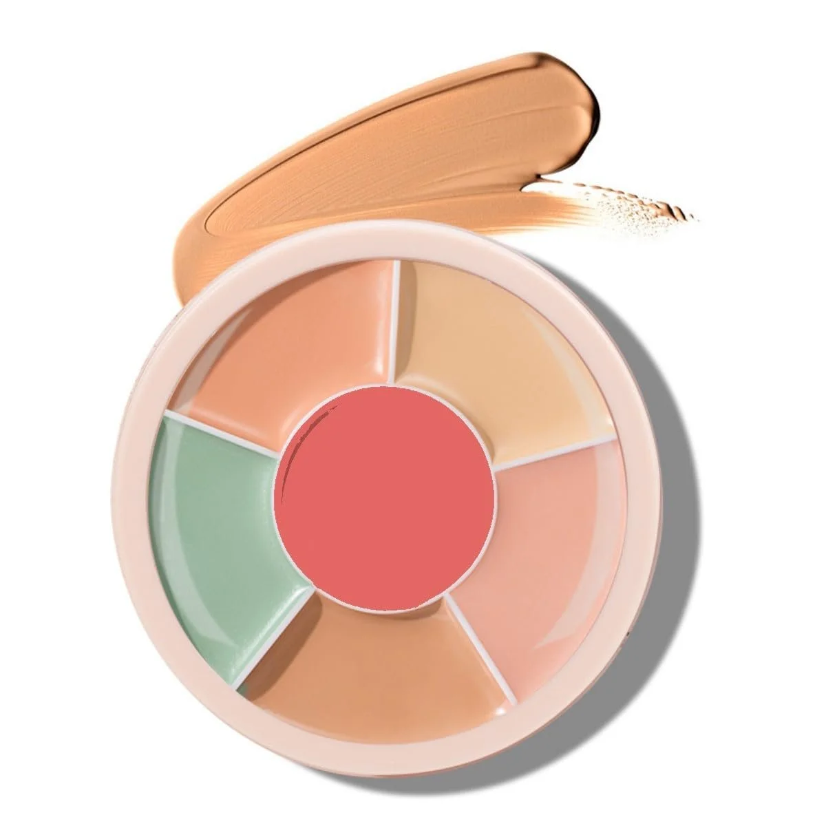 Палетка консилерів KARLOR 6-в-1 Коректор темних кіл Зморшки, фото №1