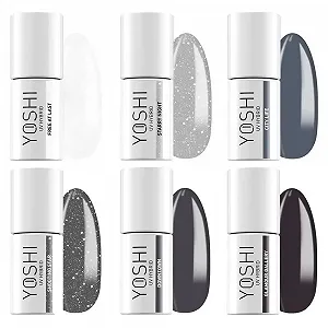 Купить Гель-лак Yoshi Starry Night, Shooting Star, City Life, Downtown & Glamour Gallery, 6 мл (Черный) - Фото 1 Гель-лак Yoshi Starry Night, Shooting Star, City Life, Downtown & Glamour Gallery, 6 мл (Черный) - Фото 1