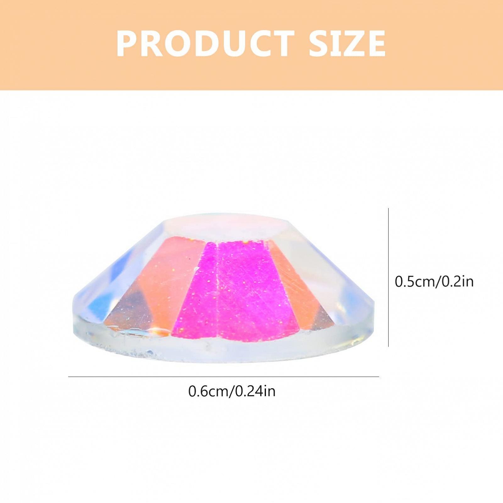 Стразы для ногтей VICASKY Смола Плоское дно Камни для ногтей Шик Украшения для ногтей Аксессуары для ногтей Орнамент для ногтей Плоский дрель Украсить Колонка, фото №7