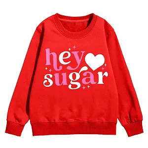 Девочка Толстовка с графическим принтом, круглый вырез, длинный рукав для повседневного стиля synthetic.ua - Фото 1