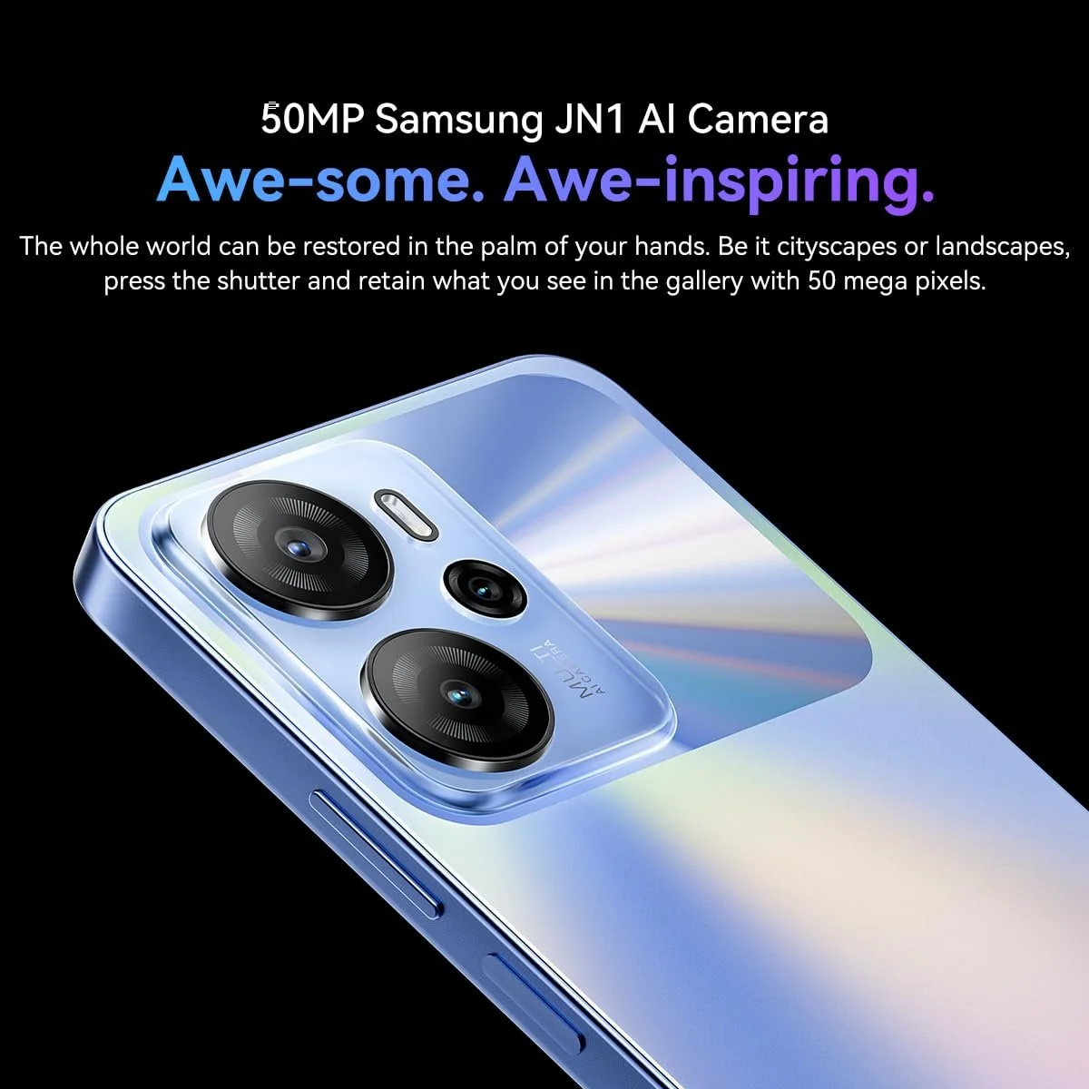 Смартфон OSCAL Tiger 13 5G 24 ГБ + 256 ГБ 6,67 дюйма HD+ IPS 90 Гц 50 Мп 5000 мАч 18 Вт Dual SIM Purple-Blue, фото №2