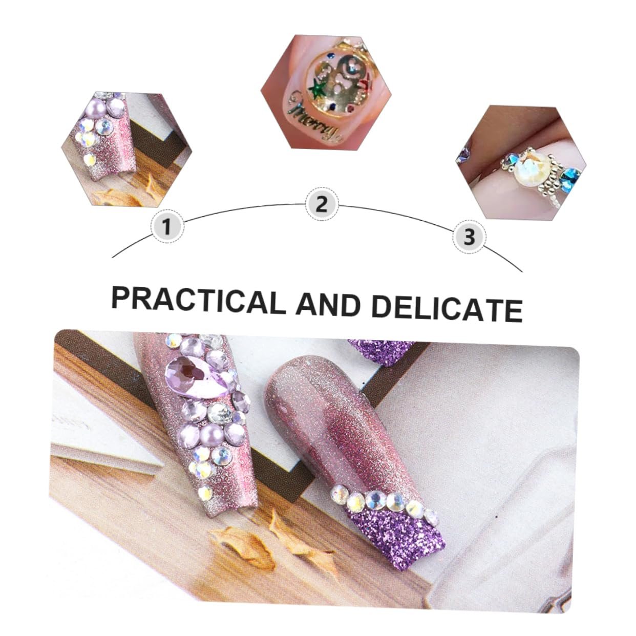 Діамант 3D, 2 коробки, кольорові блискітки, дорогоцінне каміння, фото №5