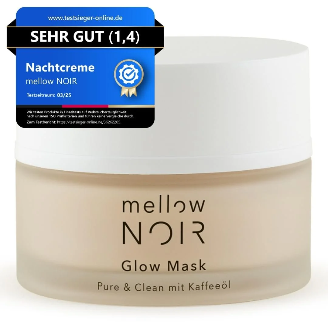 Нічний крем-маска mellow NOIR Glow Mask 50 мл, фото №1 Нічний крем-маска mellow NOIR Glow Mask 50 мл, фото №1