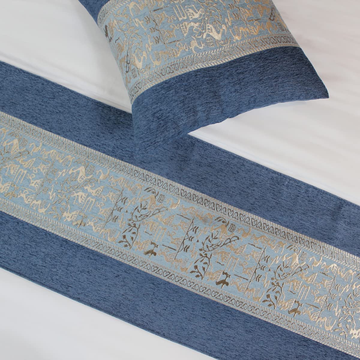 Доржка на кровать Chenille AMBERIS Декоративные шарфы для дома и гостиницы, фото №3