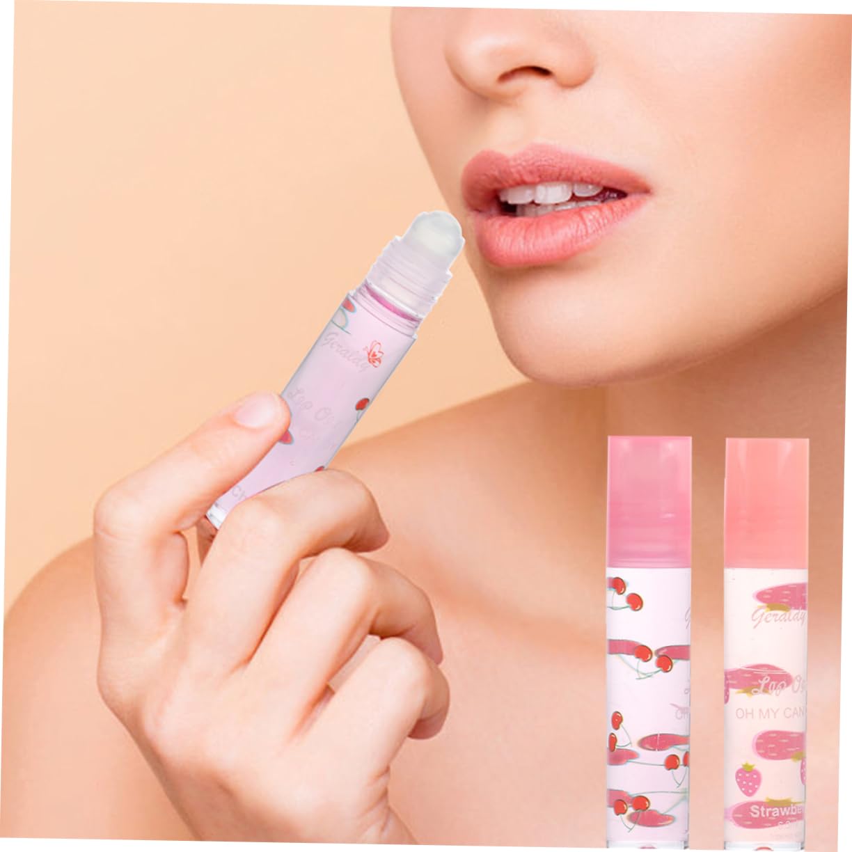 Набір з 7 фруктових бальзамів для губ, блисків для губ, фото №3