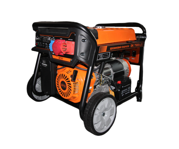 Генераторна установка DK7500-L-3 7,5кВт(макс)/7,0кВт(ном), 380V бенз АВР вбудовано, фото №4