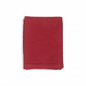 Покривало LANGDHUUS Original, Тканина ялинкою, 150 x 220 см, Бордовий, 100% органічна бавовна synthetic.ua - Фото 1